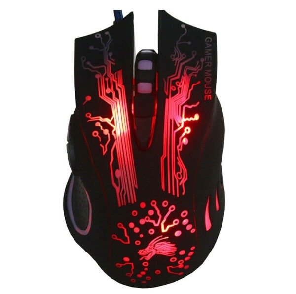 Wired Gaming Mouse 5500DPI 7-Color LED Backlight Optical Mouse Gamer USB 7 Buttons PC Gamer Computer Laptop Desktop Mice - Image 6