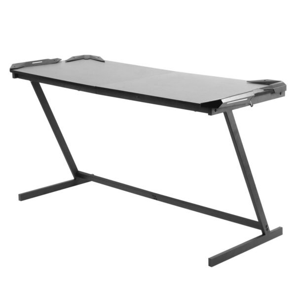 Z Shaped Large Computer Table PC Gaming Desk with RGB LED Light Home Furniture Gaming Supplies - Image 8