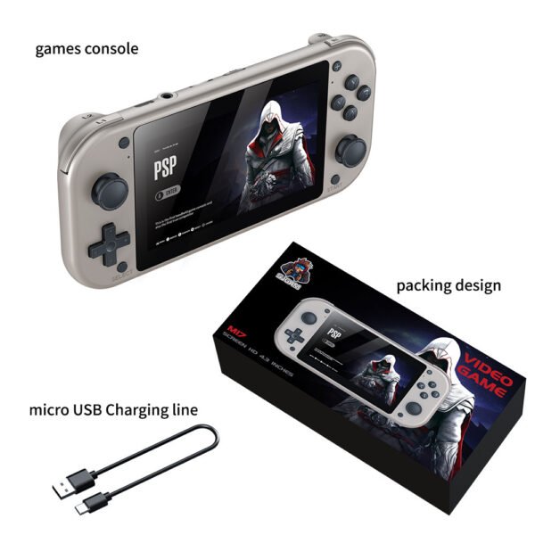 M17 Retro Handheld Game Console 4.3 Inch LCD Screen Nostalgic Arcgade Machine - Image 5