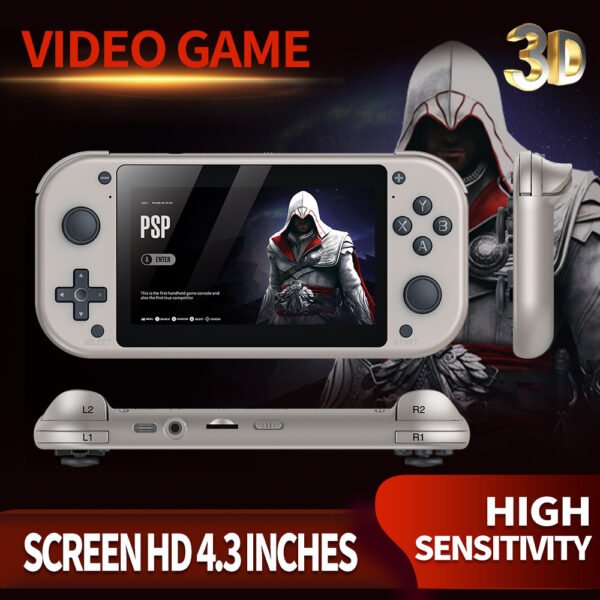M17 Retro Handheld Game Console 4.3 Inch LCD Screen Nostalgic Arcgade Machine