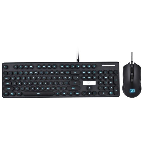 N518 cable steampunk retro mouse and keyboard set game keyboard and mouse set - Image 4